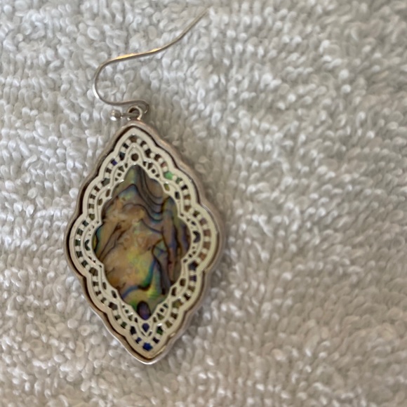 Abalone Shell Earrings - Picture 5 of 5